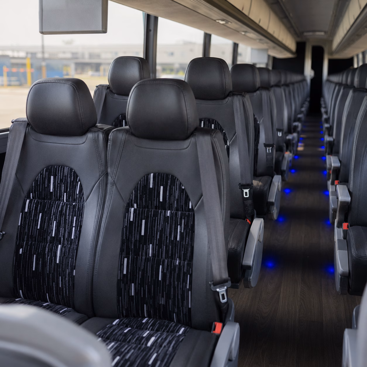 tulsa charter bus interior